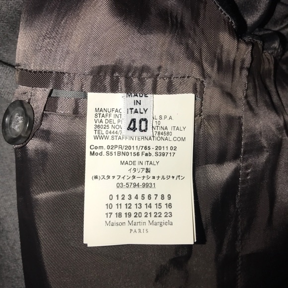 Maison Martin Margiela Women's waterfall blazer - Picture 2 of 3